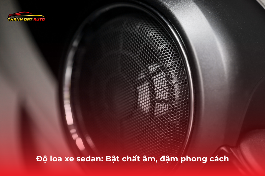 Độ loa xe sedan: Bật chất âm, đậm phong cách