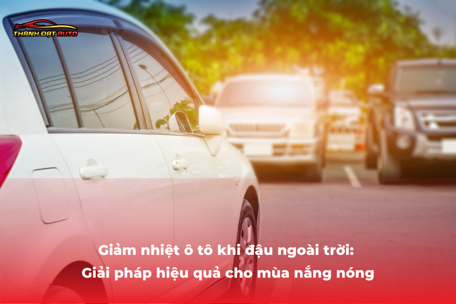 Giảm nhiệt ô tô khi đậu ngoài trời: Giải pháp hiệu quả cho mùa nắng nóng